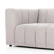Four Hands Langham Channeled Sofa 71" ~ Napa Sandstone Upholstered Performance Fabric