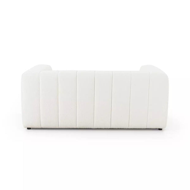 Four Hands Langham Channeled Sofa 71" ~ Fayette Cloud Upholstered Performance Fabric