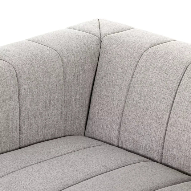 Four Hands Langham Channeled Sofa 71" ~ Napa Sandstone Upholstered Performance Fabric