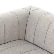 Four Hands Langham Channeled Sofa 89" ~ Napa Sandstone Upholstered Performance Fabric
