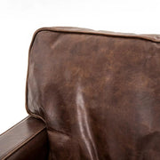 Four Hands Larkin Sofa 72" ~ Cigar Top Grain Leather