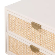 Four Hands Luella Nightstand ~ Light Natural Woven Cane