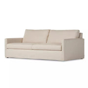 Four Hands Maddox Slipcovered Sofa 93” ~  Evere Creme Performance Fabric Slipcover