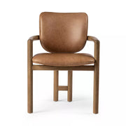 Four Hands Madeira Dining Chair ~ Chaps Saddle Top Grain Leather