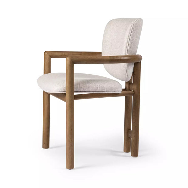 Four Hands Madeira Dining Chair ~ Desert Oak Upholstered Performance Fabric