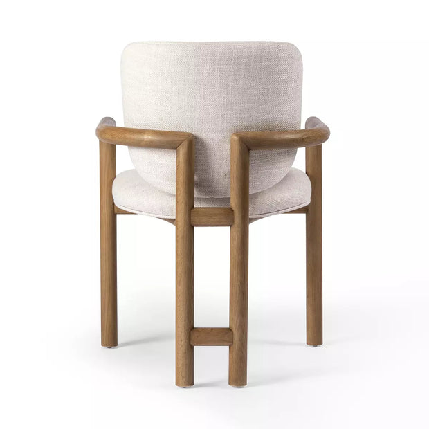 Four Hands Madeira Dining Chair ~ Desert Oak Upholstered Performance Fabric