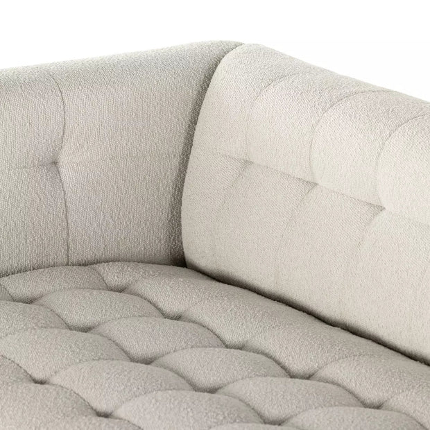 Four Hands Marlin Sofa ~ FIQA Boucle Natural Upholstered Performance Fabric