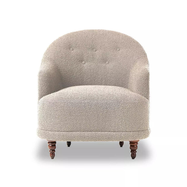Four Hands Marnie Tufted Chair ~ Knoll Mink Upholstered Performance Fabric