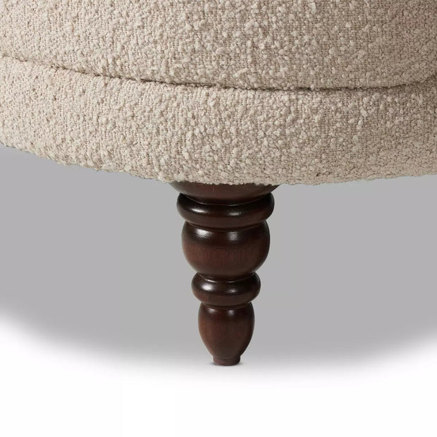 Four Hands Marnie Tufted Chair ~  Knoll Sand Upholstered Performance Fabric