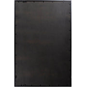 Surya Wall Decor & Mirrors Forge Modern Wall Mirror Black Finish FOR-001