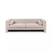 Four Hands Mitchell Sofa 94” ~ Piermont Nickel Upholstered Performance Fabric