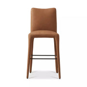 Four Hands Monza Bar Stool ~ Heritage Camel Top Grain Leather