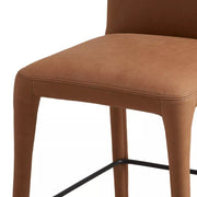 Four Hands Monza Bar Stool ~ Heritage Camel Top Grain Leather