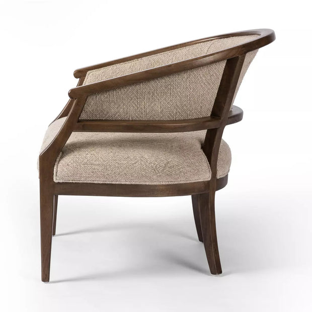 Four Hands Osmond Chair ~ Limburg Sand Upholstered Fabric