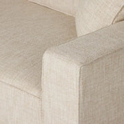 Four Hands Peyton Sofa 103” ~ Yuma Cream Upholstered Performance Fabric