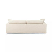 Four Hands Plume Sofa 96” ~ Thames Cream Upholstered Performance Fabric