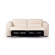 Four Hands Radley Power Recliner 2 Piece Sectional Sofa ~ Antigo Natural Upholstered Performance Fabric