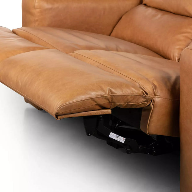 Four Hands Radley Power Recliner 2 Piece Sectional Sofa ~ Sonoma Butterscotch Top Grain Leather