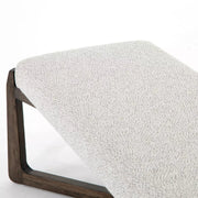 Four Hands Roscoe Bench ~ Brunswick Pebble Performance Fabric Cushioned Seat