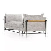 Four Hands Rowen Chaise ~ Thames Raven Upholstered Performance Fabric