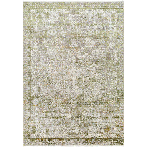 Surya Rugs Solar Collection Olive, Off-White, Taupe & Gray Area Rug SOR-2325