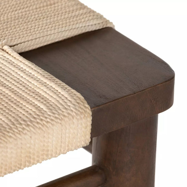 Four Hands Shona Woven Rope Bench
