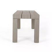 Four Hands Sonora Outdoor Dining Bench- Weathered Grey Teak