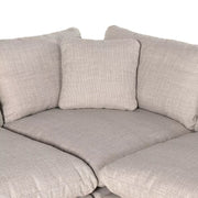 Four Hands Stevie 5 Piece Modular Sectional ~ Gibson Wheat Upholstered Performance Fabric
