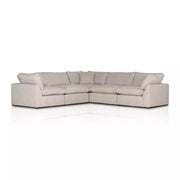 Four Hands Stevie 5 Piece Modular Sectional ~ Gibson Wheat Upholstered Performance Fabric