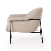 Four Hands Suerte Accent Chair ~ Knoll Sand Upholstered Performance Fabric