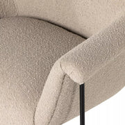 Four Hands Suerte Accent Chair ~ Knoll Sand Upholstered Performance Fabric