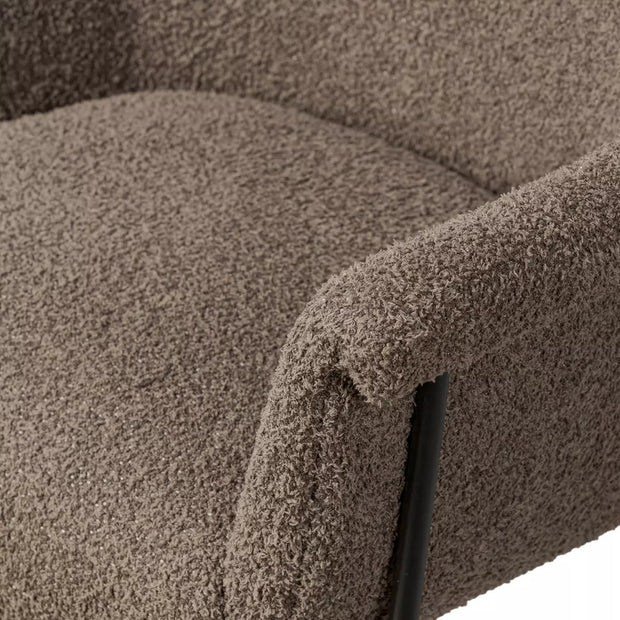 Four Hands Suerte Dining Chair ~ Sheldon Java Upholstered Fabric