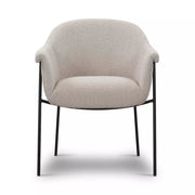 Four Hands Suerte Dining Chair ~ Knoll Sand Upholstered Performance Fabric