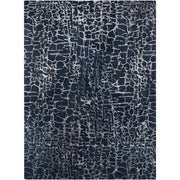 Surya Rugs Banshee Collection Dark Blue & Blue Area Rug BAN-3306