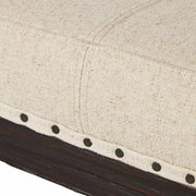 Four Hands The Arch Bench ~ Antwerp Natural Performance Fabric Cushioned Seat