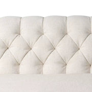 Four Hands Thurston Tufted Chesterfield Sofa ~ Antwerp Natural Upholstered Performance Fabric
