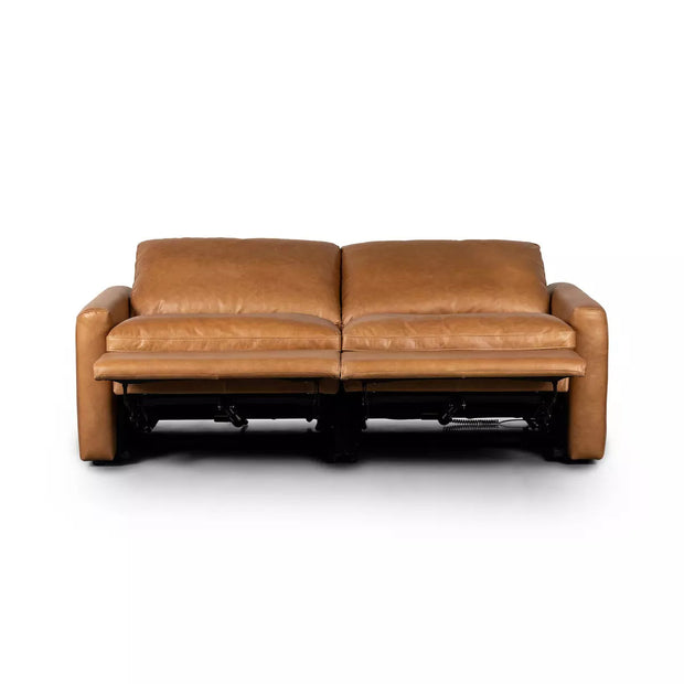Four Hands Tillery Power Recliner 2 Piece Sectional ~ Sonoma Butterscotch Leather
