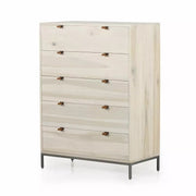 Four Hands Trey 5 Drawer Dresser ~ Dove Poplar Wood
