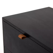 Four Hands Trey 7 Drawer Dresser ~ Black Wash Poplar Wood