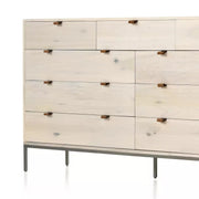 Four Hands Trey 9 Drawer Dresser ~ Dove Poplar Wood