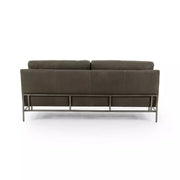 Four Hands Vanna Sofa 74” ~ Umber Pewter Top Grain Leather