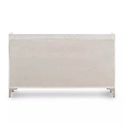 Four Hands Viggo 6 Drawer Dresser ~ Vintage White Oak With White Italian Marble Top