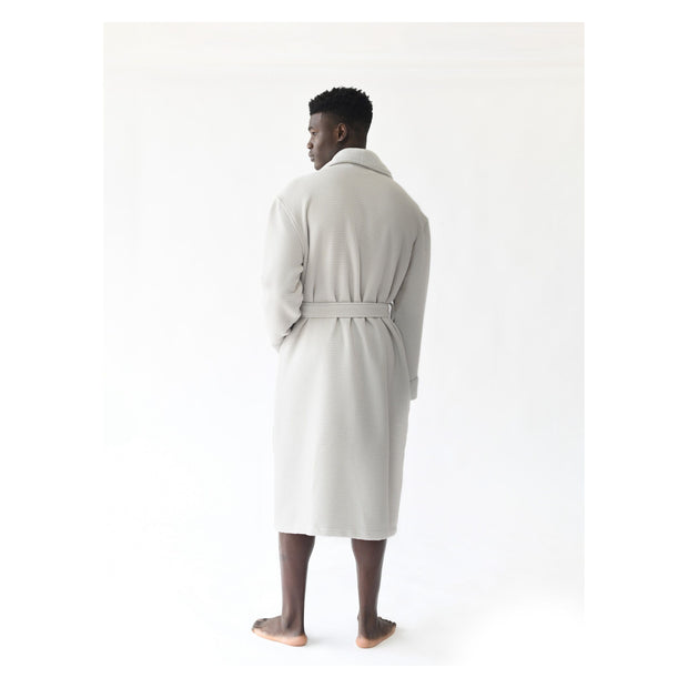 Cozy Earth Waffle Bath Robe Available in Charcoal, White and Light Grey