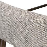 Four Hands Waldon Bar Stool ~ Thames Coal Upholstered Performance Fabric
