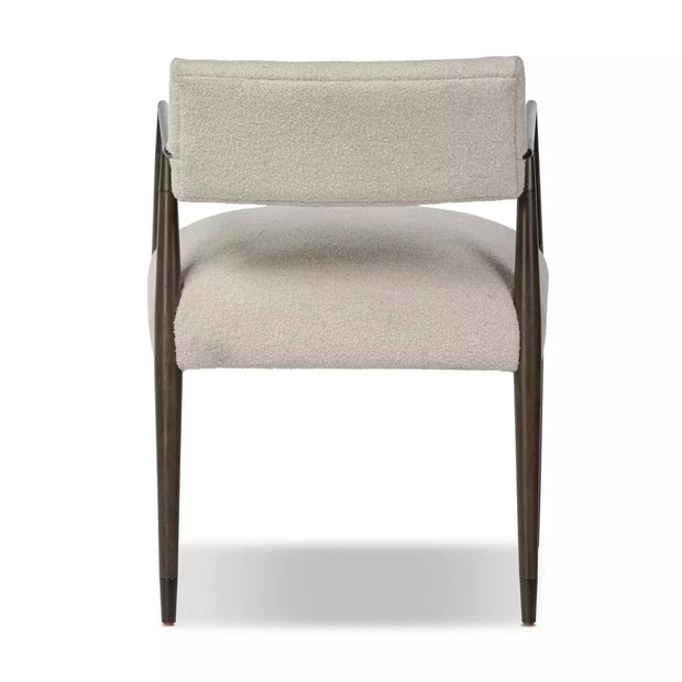 Four Hands Waldon Dining Armchair ~ Charter Oatmeal Upholstered Performance Fabric