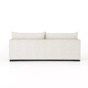 Four Hands Wickham Queen Size Sofa Bed 86” ~ Alameda Snow Upholstered Performance Fabric