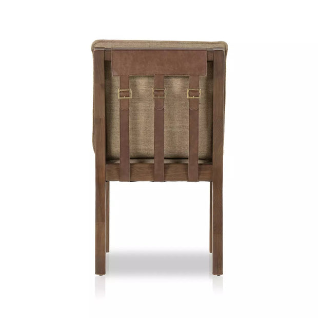 Four Hands Wilmington Dining Chair ~ Alcala Fawn Performance Fabric