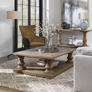 Uttermost Stratford Reclaimed Wood Rustic Coffee Table