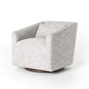 Four Hands York Swivel Chair ~ Monterry Pebble Upholstered Fabric