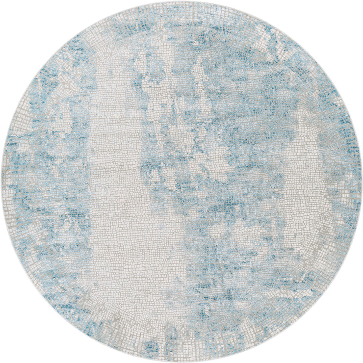 Surya Rugs Aisha Collection Light Blue, Gray & Off White Area Rug AIS-2301